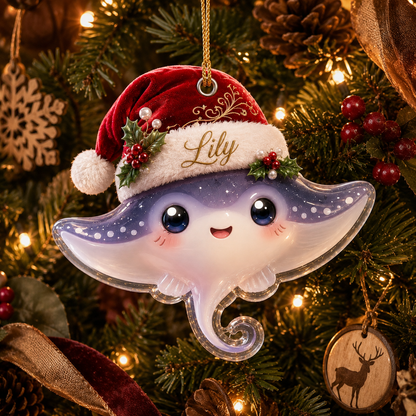 Animal With Santa Hat Stingray