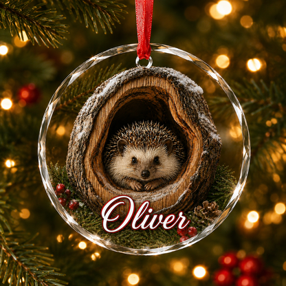 Glass ornament Animal Hedgehog