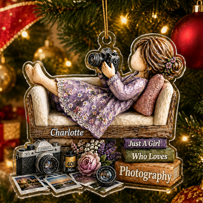 Personalized Just A Girl Hobby Photography
