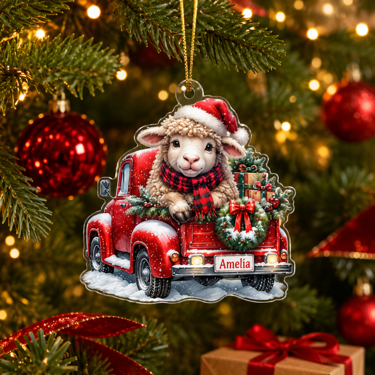 Christmas Farm Sheep