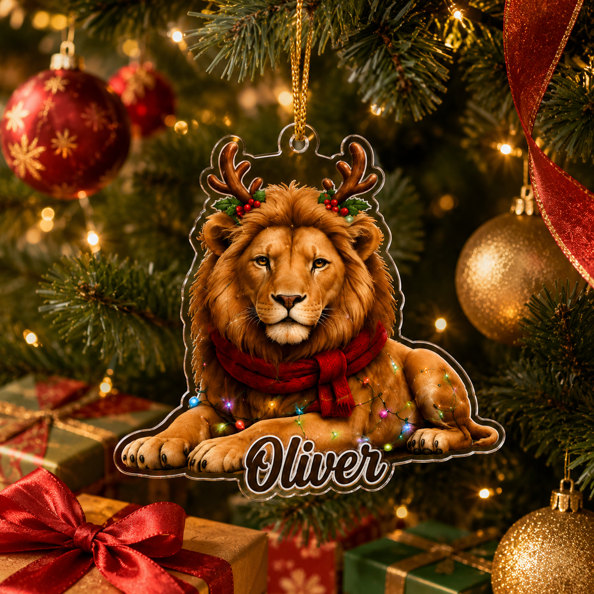 Christmas Animal Lion