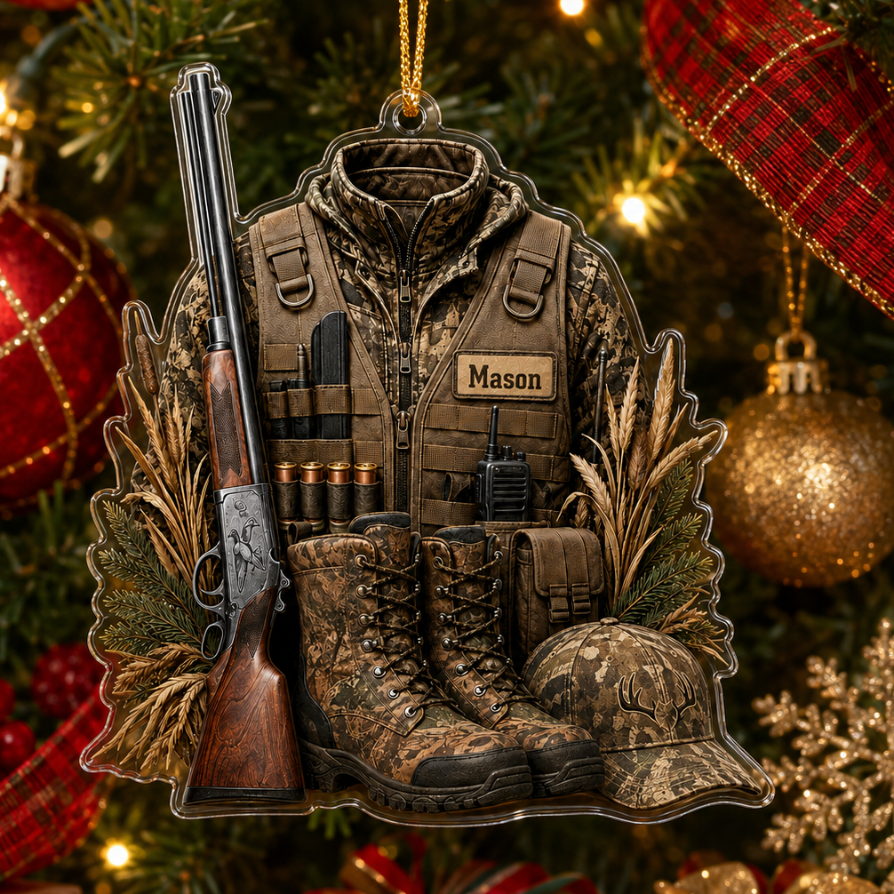 Personalized Hunting Woodland Loadout Acrylic