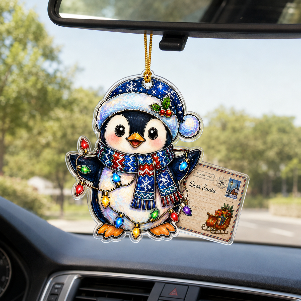 Animal With Christmas Led Penguin