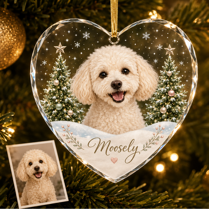 Custom Photo Dog Xmas Style 18