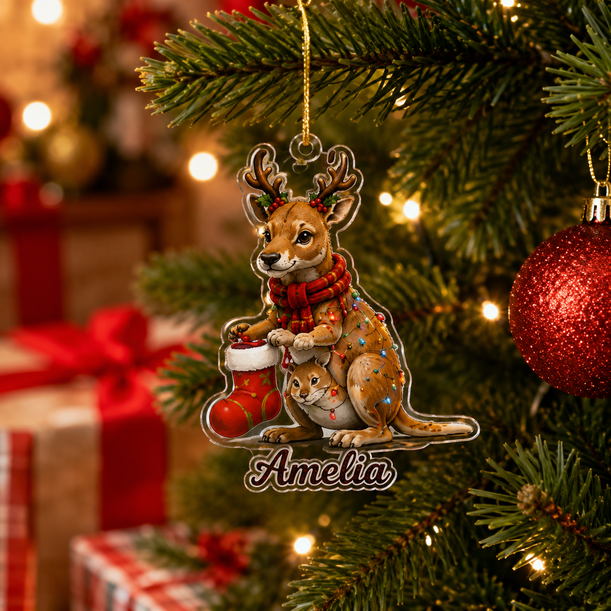 Christmas Animal Kangaroo