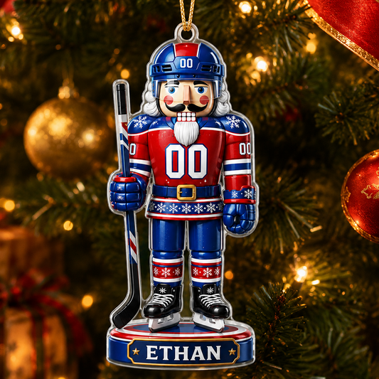 Sports Nutcracker Ice Hockey Acrylic