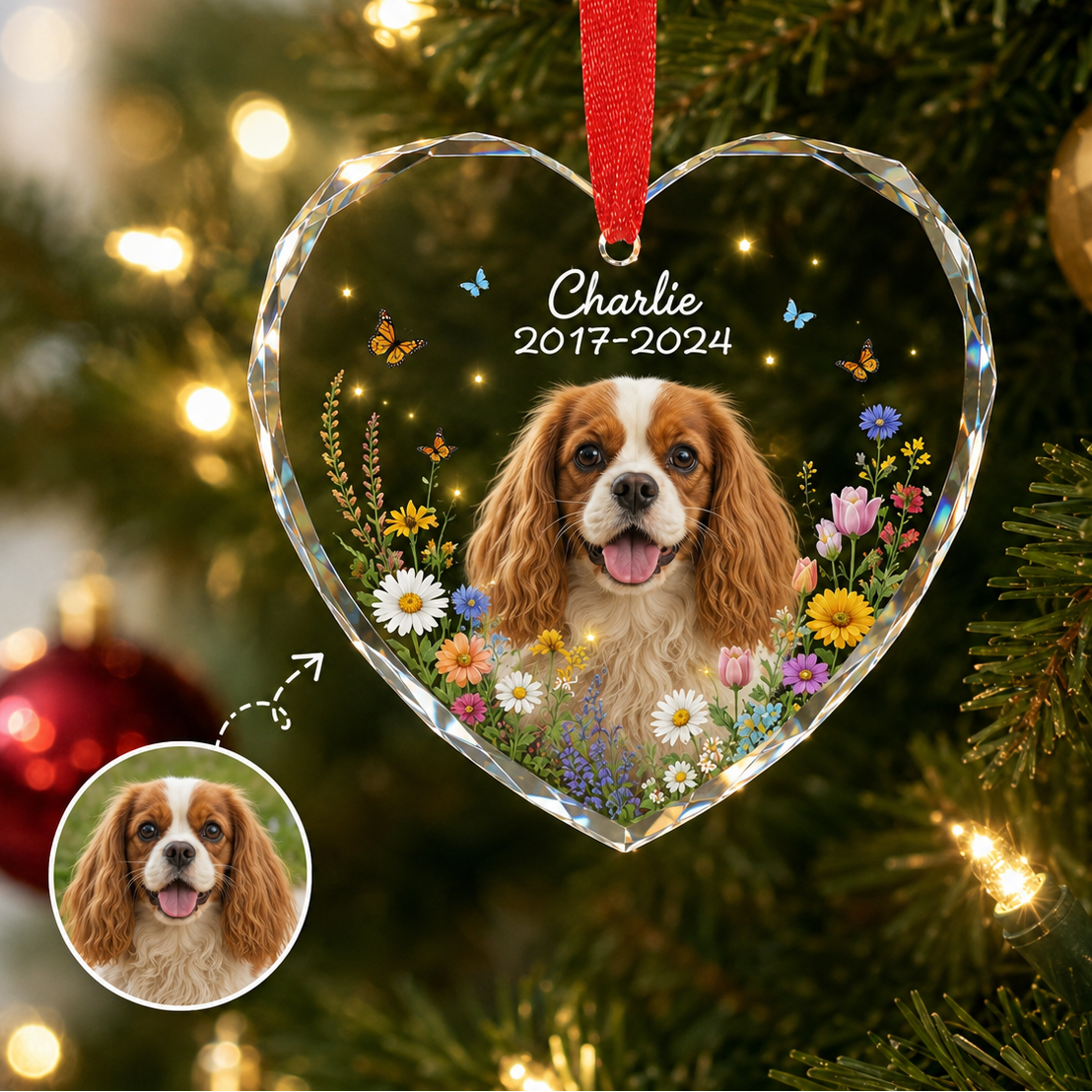 Custom Photo Dog Memorial Style 1