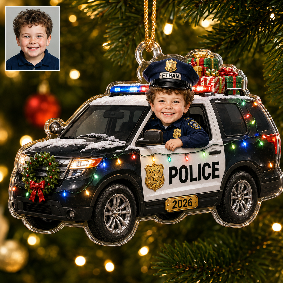 Photo Kids Police SUV