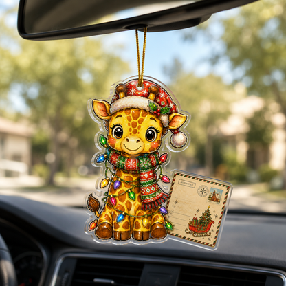 Animal With Christmas Led Giraffe