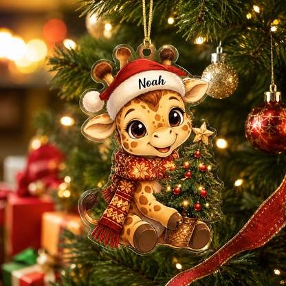 Animal Christmas Giraffe