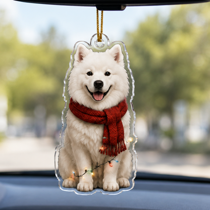 Dog Christmas Ledlight Samoyed