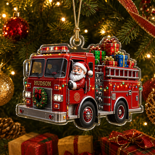 Santa Vehicle Fire Truck