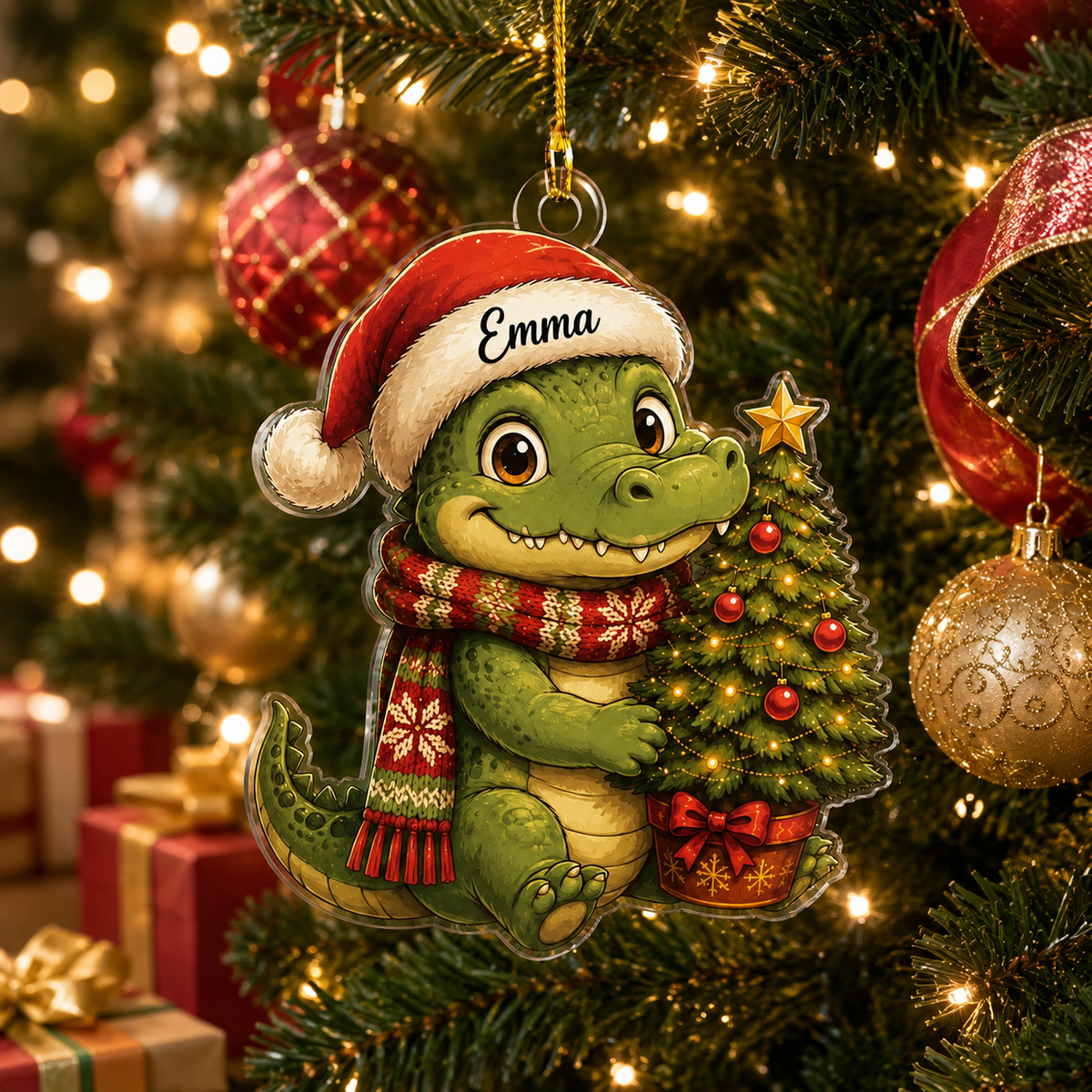 Animal Christmas Crocodile