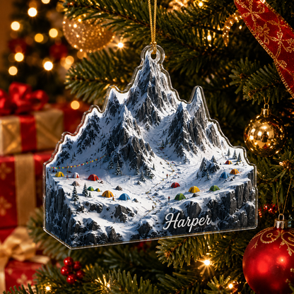 Custom Name Hiking And Trekking Acrylic Style 18