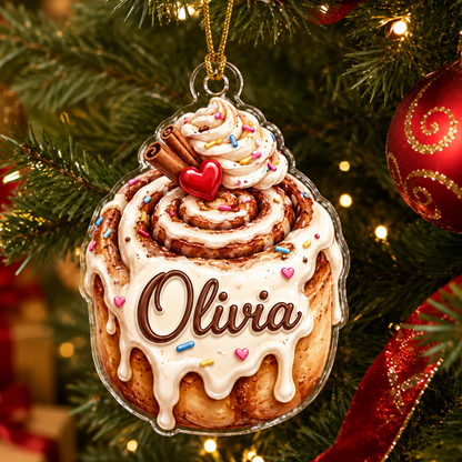 Custom Dessert Cinnamon Roll Acrylic