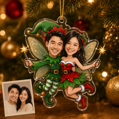 Custome Photo Couple Tinkle Bell