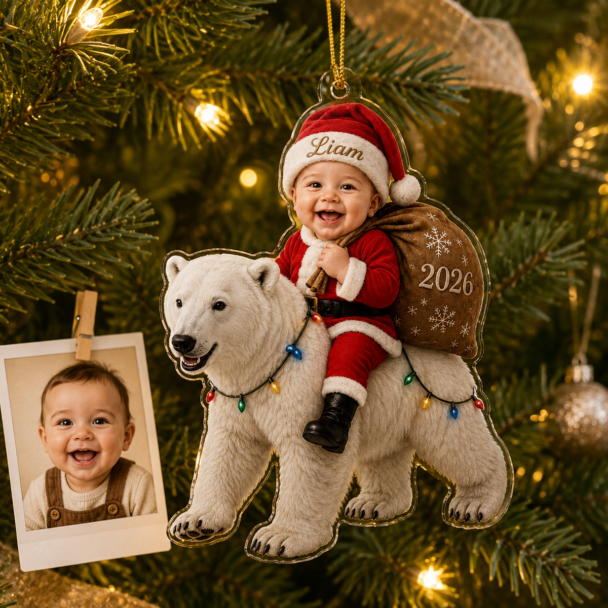 Custom Photo Baby Animal Polar Bear
