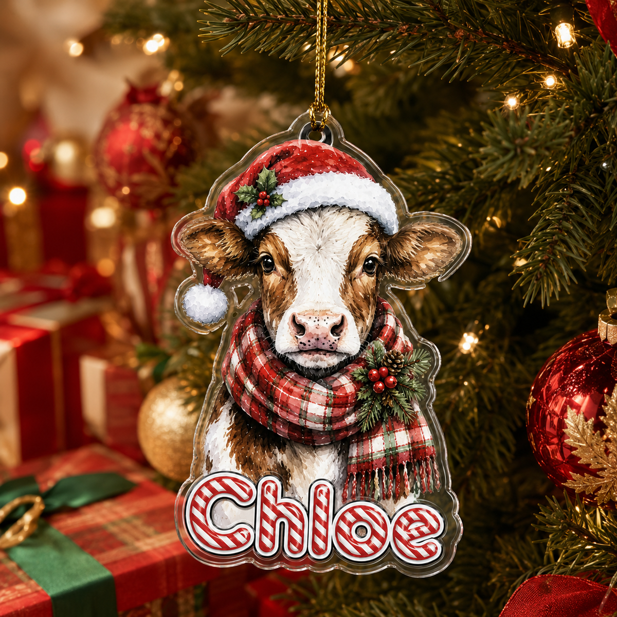 Christmas Farm Animal Cow