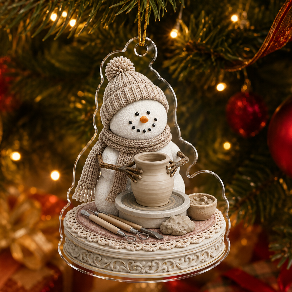 Snowman Hobbies Acrylic Pottery
