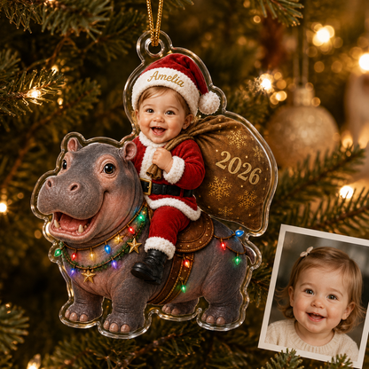 Custom Photo Baby Animal Hippopotamus