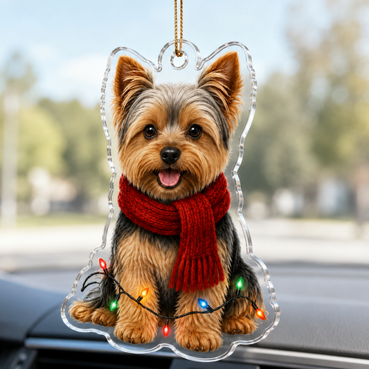Dog Christmas Ledlight Yorkshire Terrier