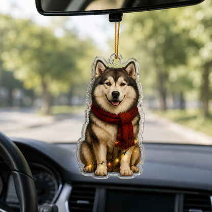 Dog Christmas Ledlight Alaskan Malamute