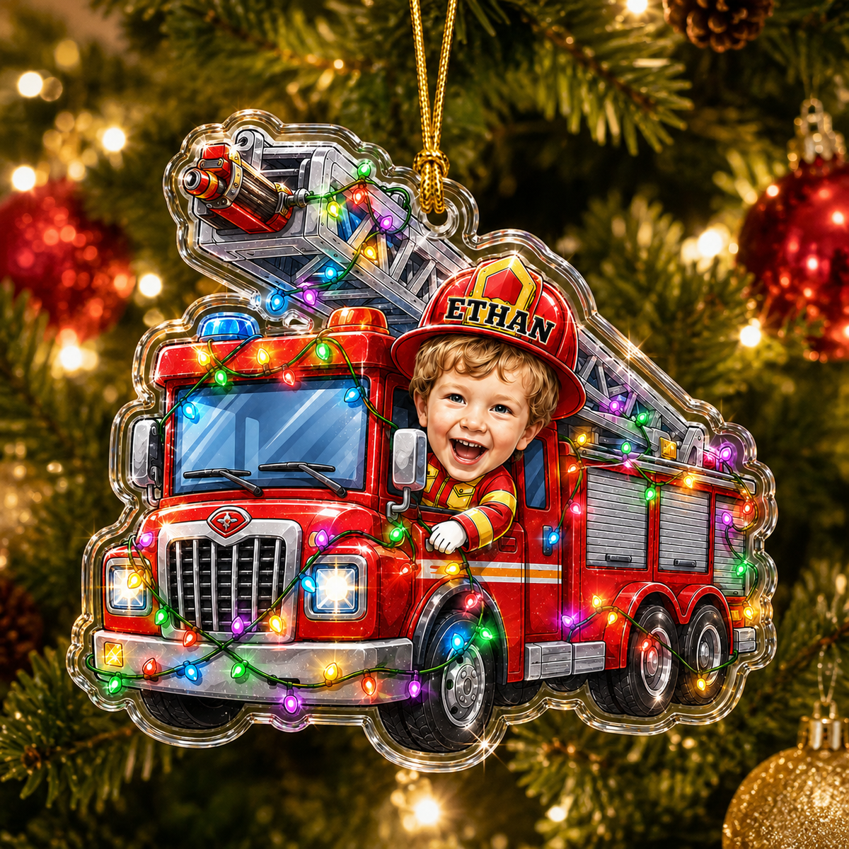 Christmas Fire Truck Noah