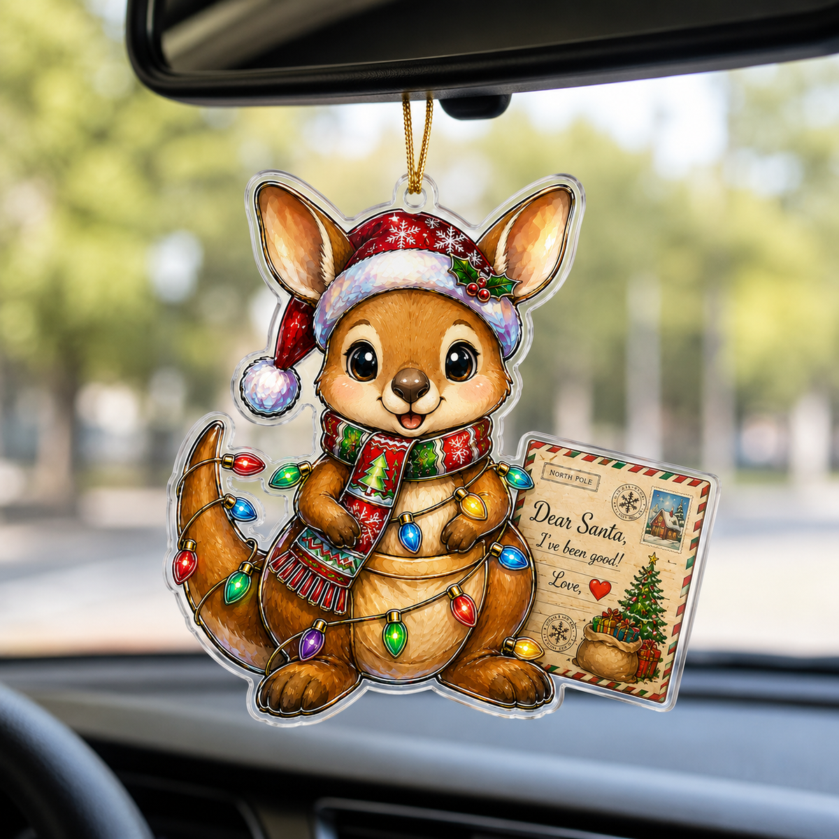Animal With Christmas Led Kangaroo