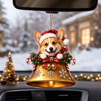 Dog Christmas Bell Corgi
