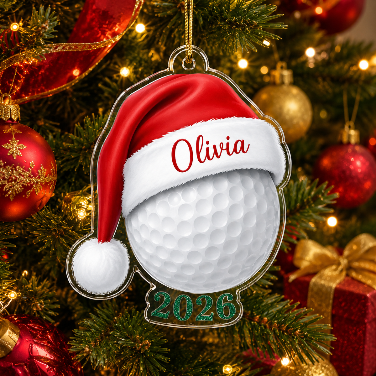 Christmas Sports 2026 Golf Acrylic
