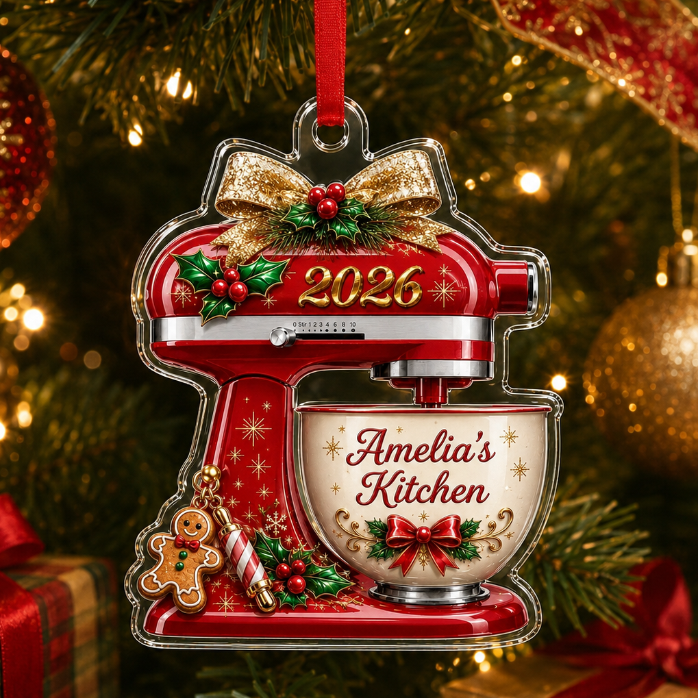 Personalized Kitchen Utensils Acrylic Dough Mixer