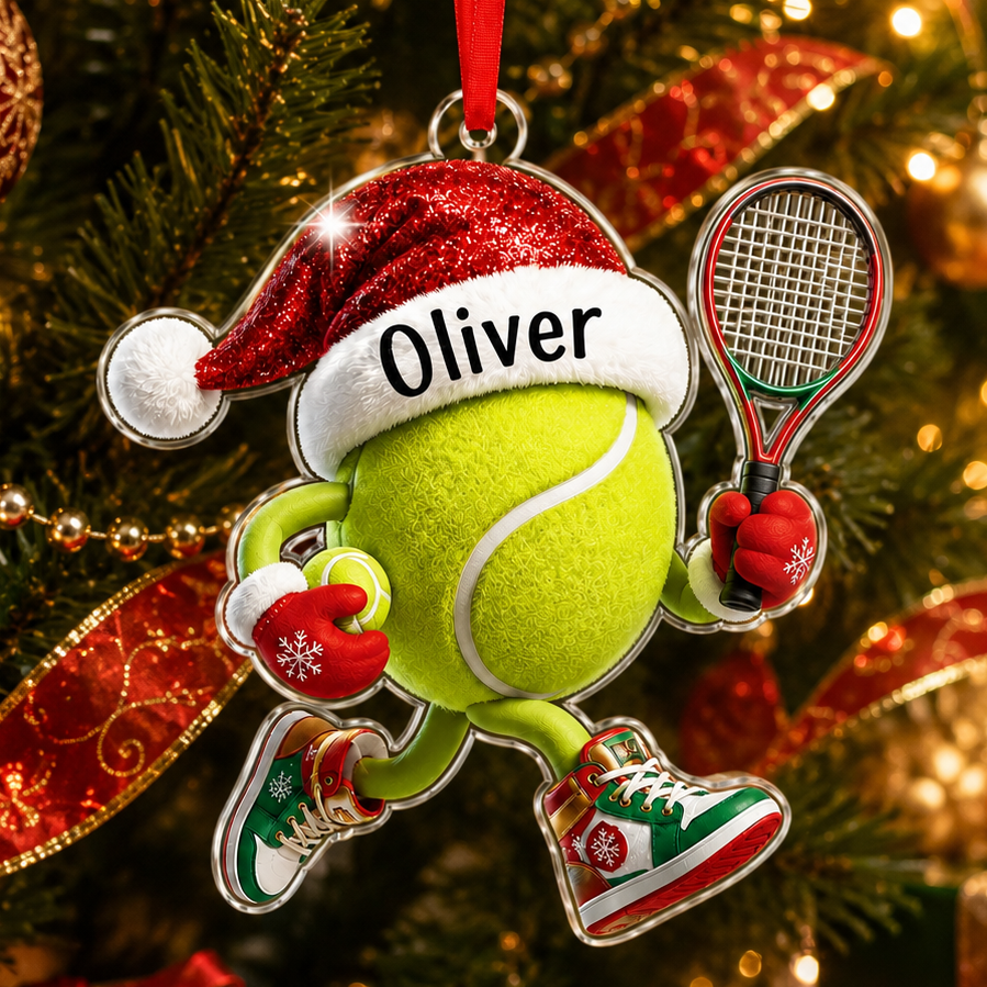 Sport Running Custome Name Acrylic Tennis