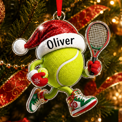 Sport Running Custome Name Acrylic Tennis