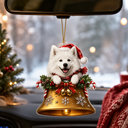Dog Christmas Bell Samoyed