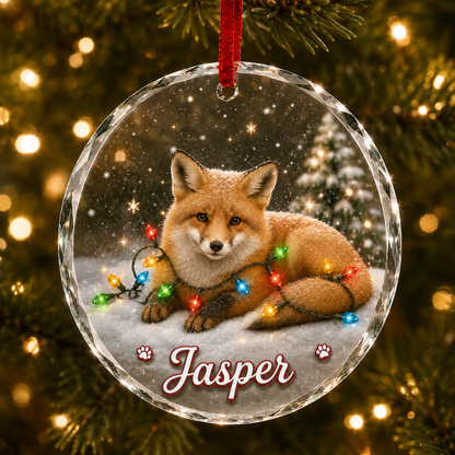 Glass Animal Led Light Fox
