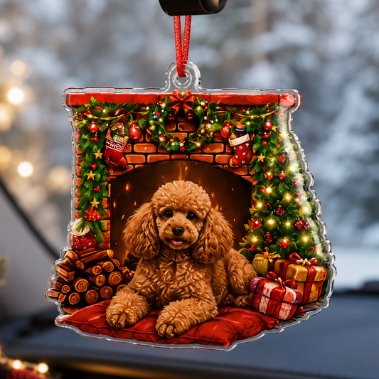 Dog Christmas Tree Poodle