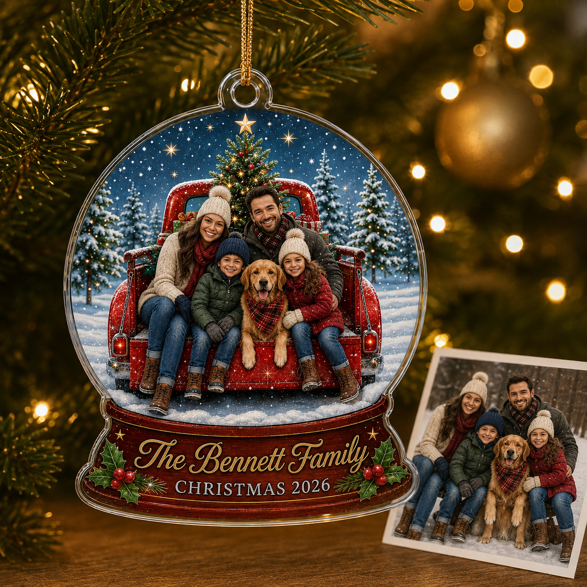 Family Memory Waterglobe