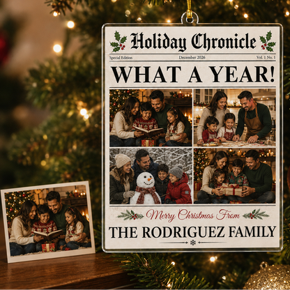 Family Photo Newspaper