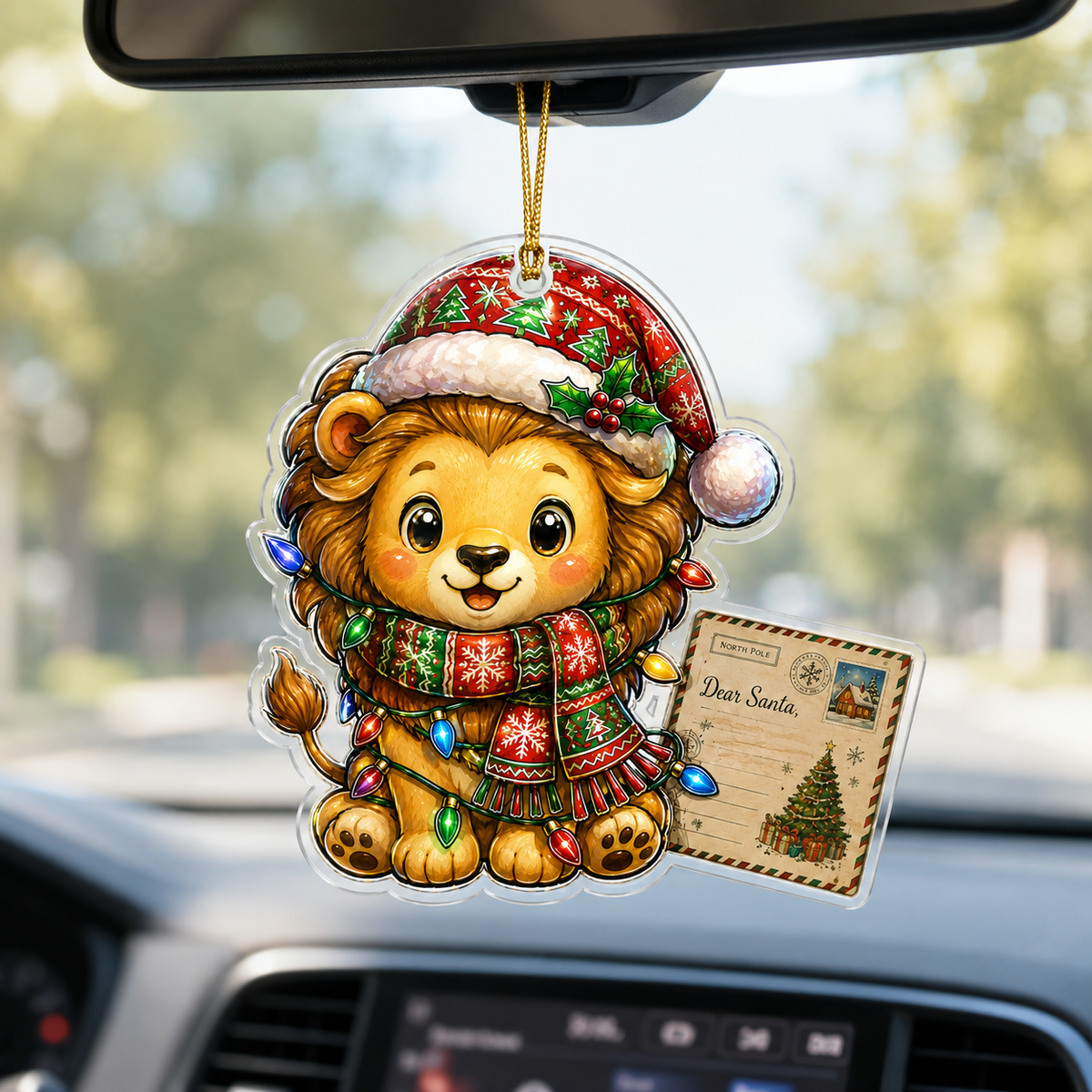 Animal With Christmas Led Lion