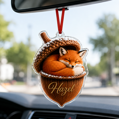 Animal Tree Decor Acrylic Fox