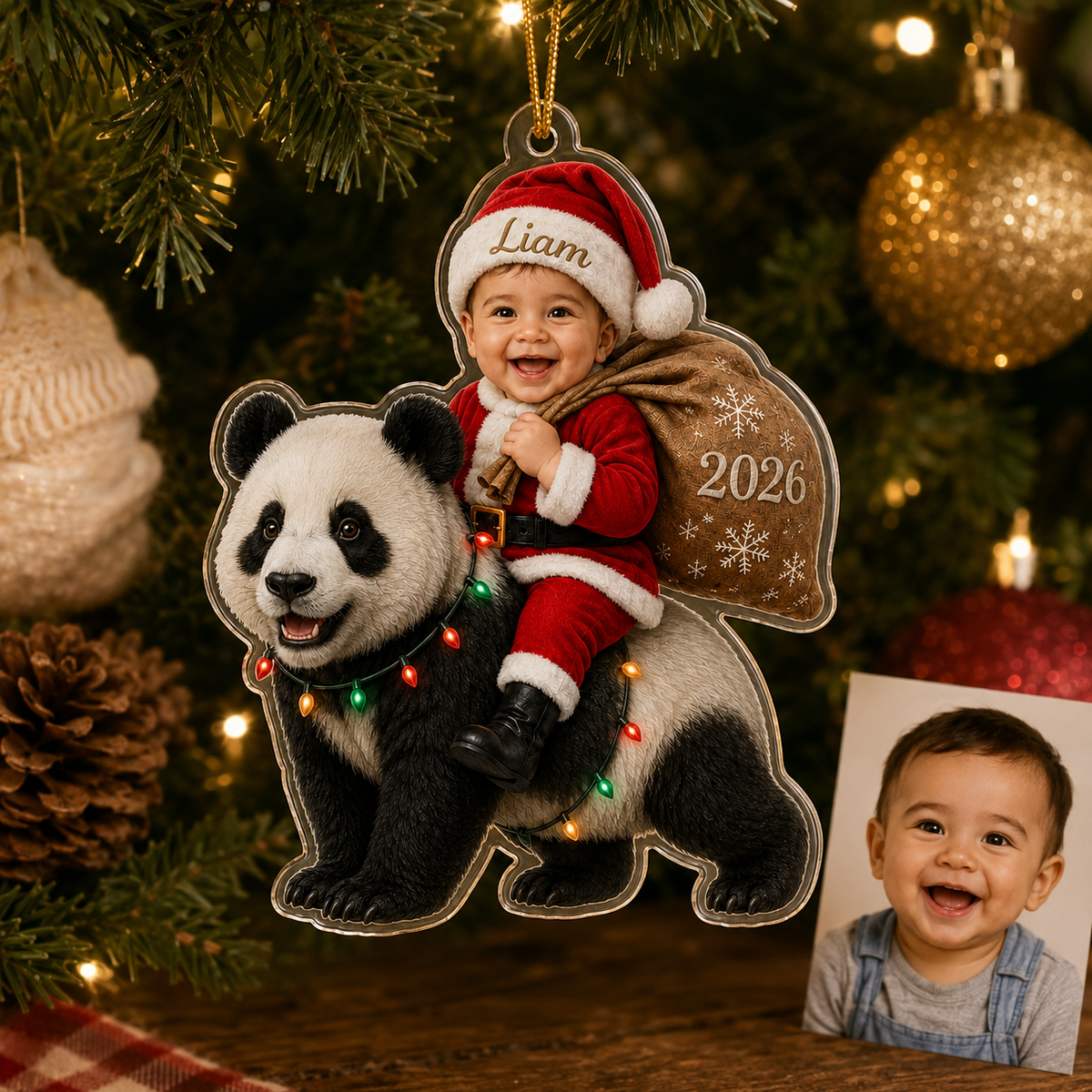 Custom Photo Baby Animal Panda