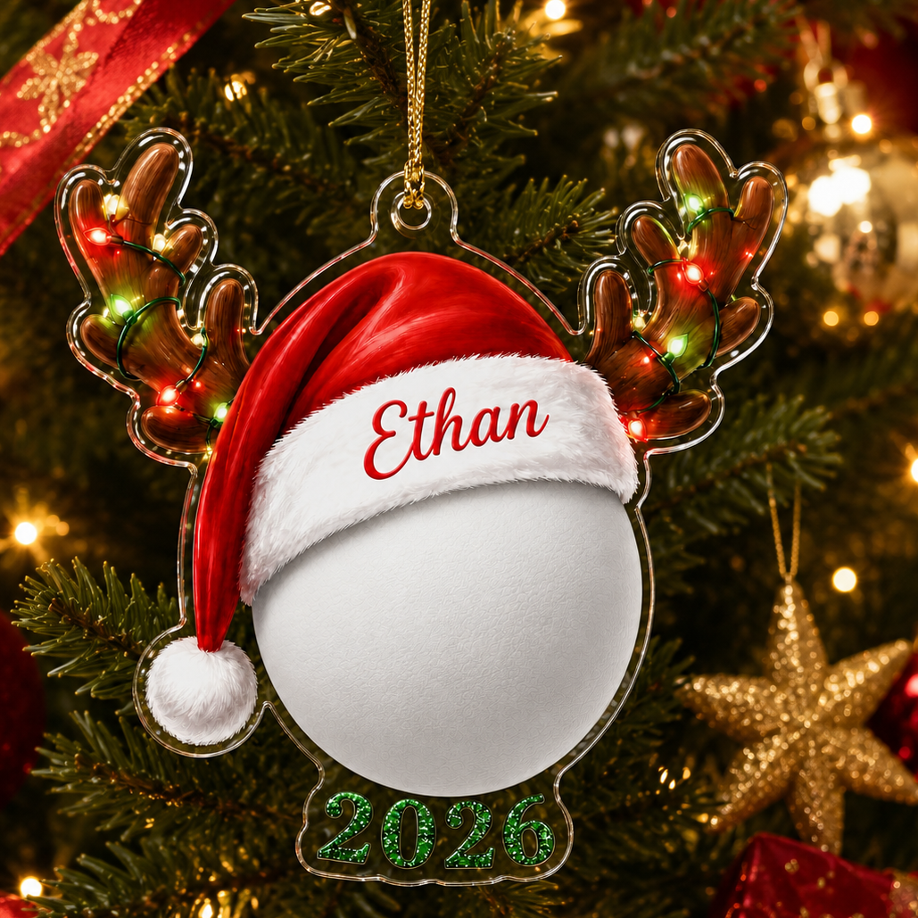 Christmas Sports 2026 Lacrosse Acrylic