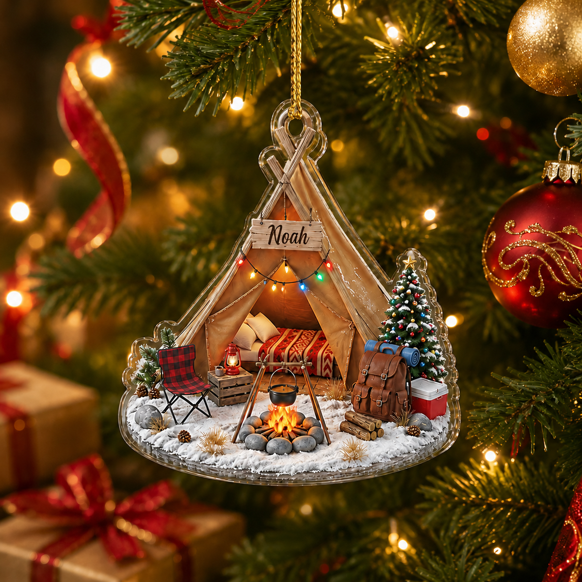 Camping Personalize Acrylic Cook Camping