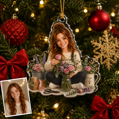 Custom Photo Hobbies Acrylic - Flower Arranging