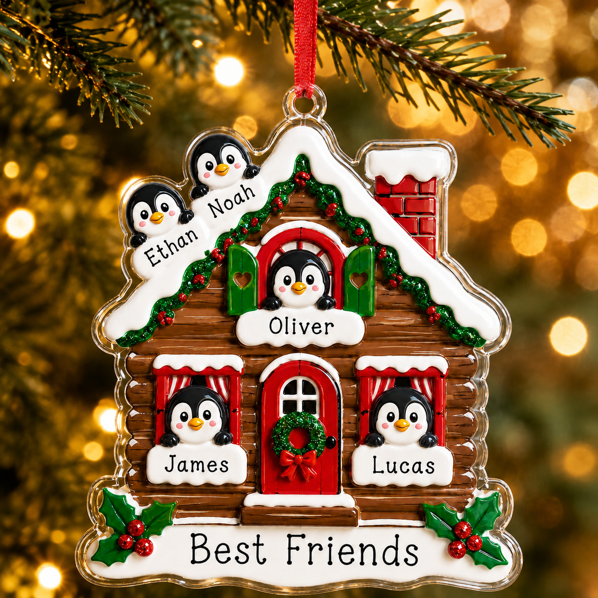 Christmas Animal House Penguin