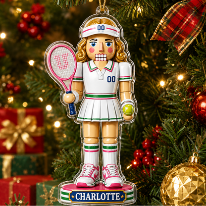 Sports Nutcracker Tennis Acrylic