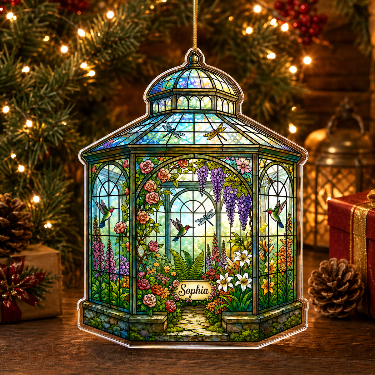 Custom Gardening Floral Conservatory Acrylic