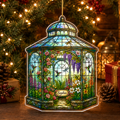 Custom Gardening Floral Conservatory Acrylic