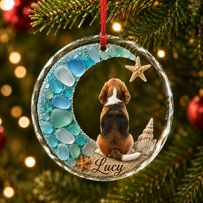 Custom Dog Seashell Beagle