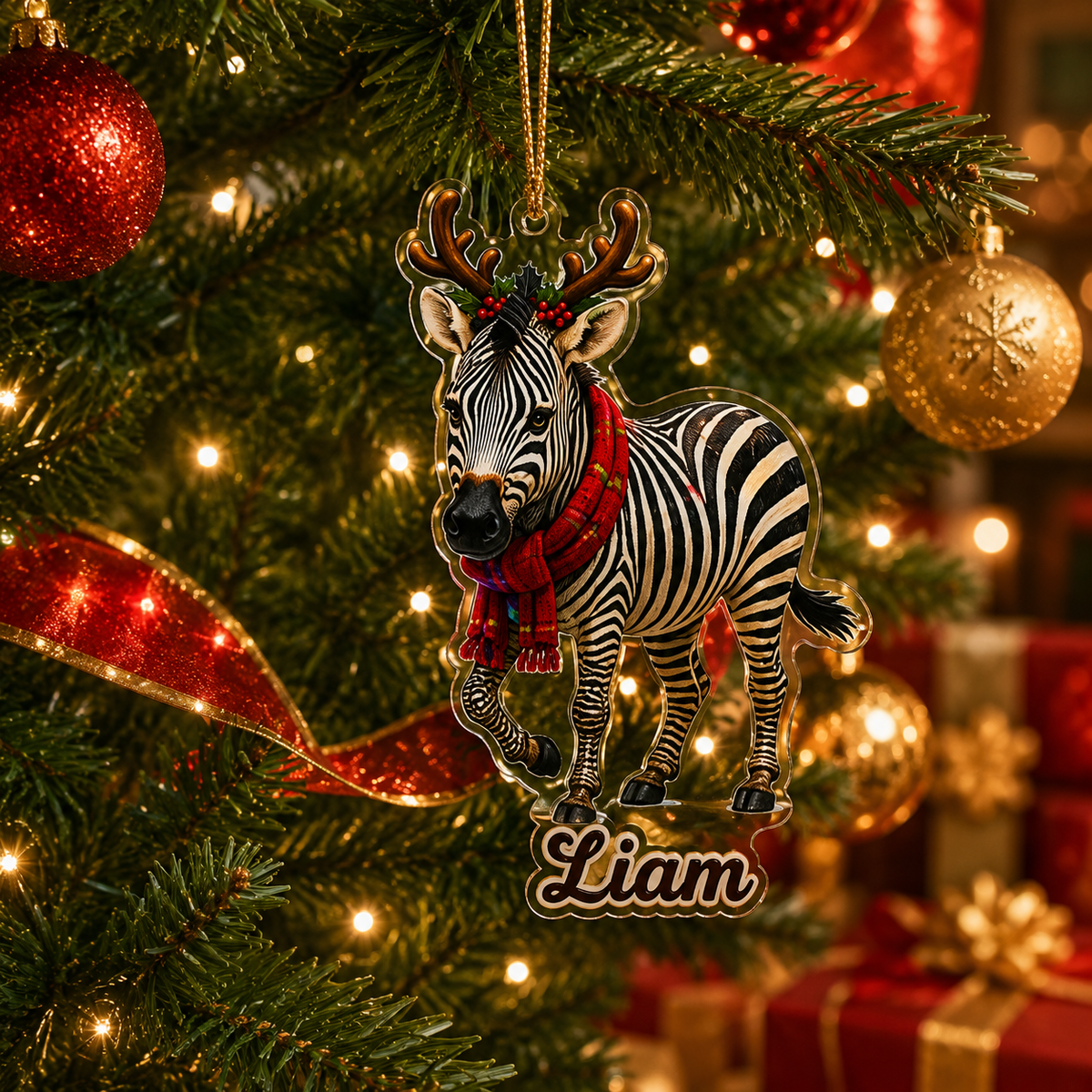 Christmas Animal Zebra